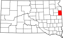 State map highlighting Deuel&#32;County