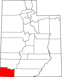 State map highlighting Washington&#32;County