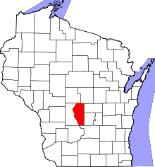 State map highlighting Adams&#32;County