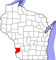 State map highlighting Crawford&#32;County