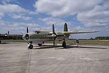 The last remaining airworthy B-26 Marauder.