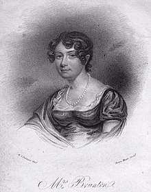 engraving of Mary Brunton