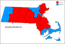 Massachusetts's results by district
