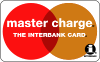 Master Charge logo used from 1969 to 1979, featuring the original Interbank logo of 1966