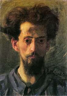 Matteo Olivero, self-portrait, 1904.