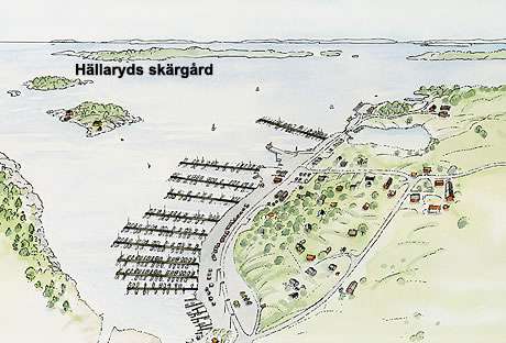 Overview of Matvik harbor.