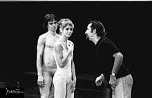 Directing dancers -Brussels 1976