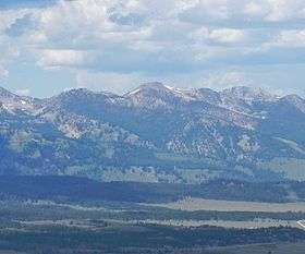 A photo of McDonald Peak from Galena Summit