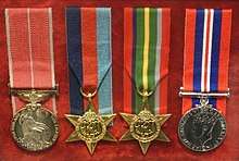Image of medals received by William Gun Chong