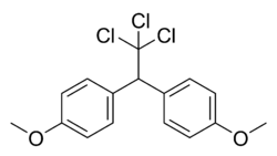 Structural formula of methoxychlor