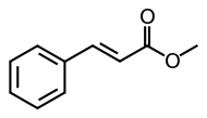 Skeletal formula of methyl cinnamate