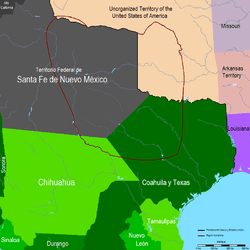 The boundaries of Comancheria -- the Comanche homeland.