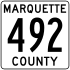 County Road 492&#32; marker