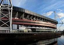 the Millennium Stadium in Cardiff