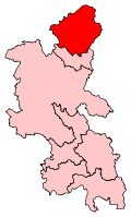 A medium constituency, to the far north of the county.