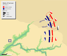 Day 3, Phase 2. showing khalid's attack on flank of Byzantine left center with his mobile guard.