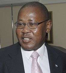 The Hon. Mompati Merafhe, Vice President of Botswana