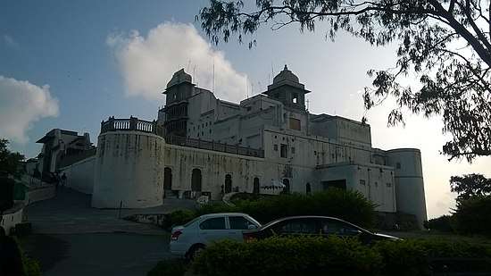 Monsoon palace panoramic view