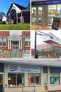 Montage of Halifax Public Libraries branches