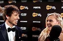 Morgan and Kelsea being interviewed by Australian radio before the romance was made public