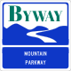 Mountain Parkway Byway route marker