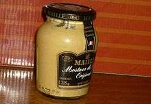 A jar of mustard