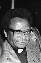 A portrait photograph of Abel Muzorewa