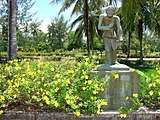 Sculpture in the garden of the My Lai massacre memorial site.