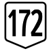 Route 172 shield}}
