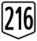 Route 216 shield}}