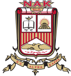 The official emblem of Nu Alpha Kappa Fraternity, Inc.