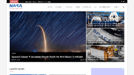 Screenshot of NASASpaceFlight.com (August 2018)