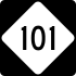 North Carolina Highway 101 marker