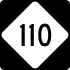 North Carolina Highway 110 marker