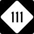 North Carolina Highway 111 marker