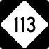 North Carolina Highway 113 marker