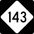North Carolina Highway 143 marker