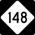 North Carolina Highway 148 marker