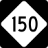 North Carolina Highway 150 marker
