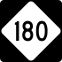 North Carolina Highway 180 marker