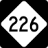 North Carolina Highway 226 marker