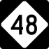 North Carolina Highway 48 marker