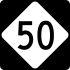 North Carolina Highway 50 marker