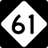 North Carolina Highway 61 marker