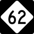 North Carolina Highway 62 marker