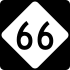 North Carolina Highway 66 marker