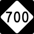 North Carolina Highway 700 marker