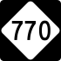 North Carolina Highway 770 marker