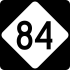 North Carolina Highway 84 marker