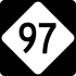 North Carolina Highway 97 marker